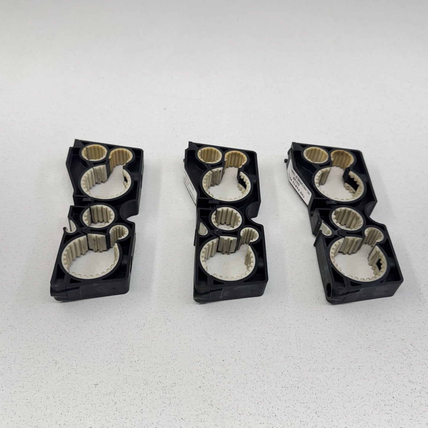 17-23 Audi R8 Under Body Coolant Pipe Hose Bracket Retainer Set OEM