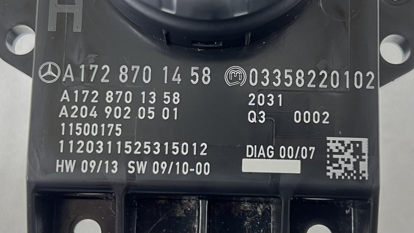 12-14 MERCEDES BENZ CLS550 MULTIFUNCTION RADIO NAVIGATION CONTROL SWITCH OEM