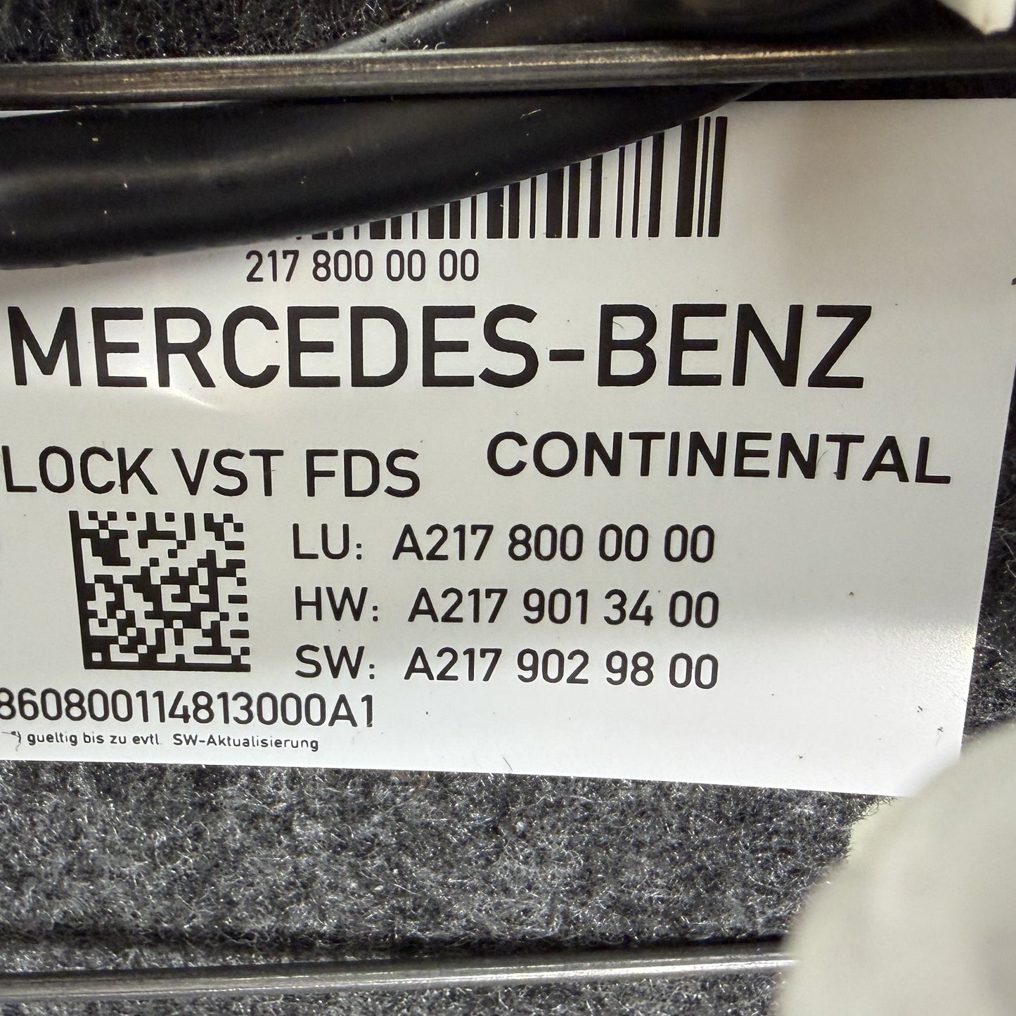 2014-2020 Mercedes-Benz S550 W222 Right Front Upper Seat Track Frame Rail OEM