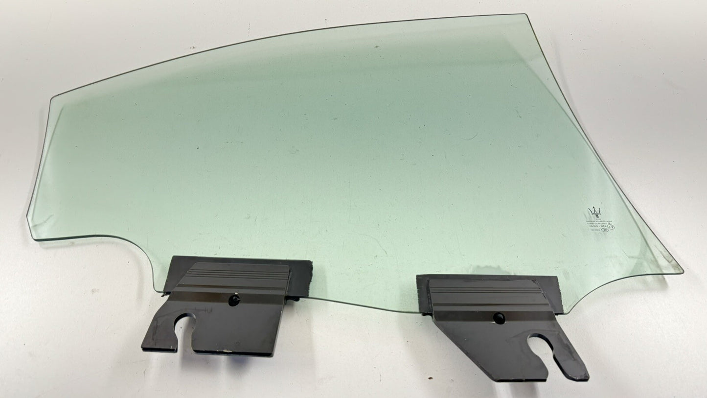 14-23 MASERATI GHIBLI DRIVER LEFT REAR DOOR GLASS WINDOW SINGLE PANE OEM
