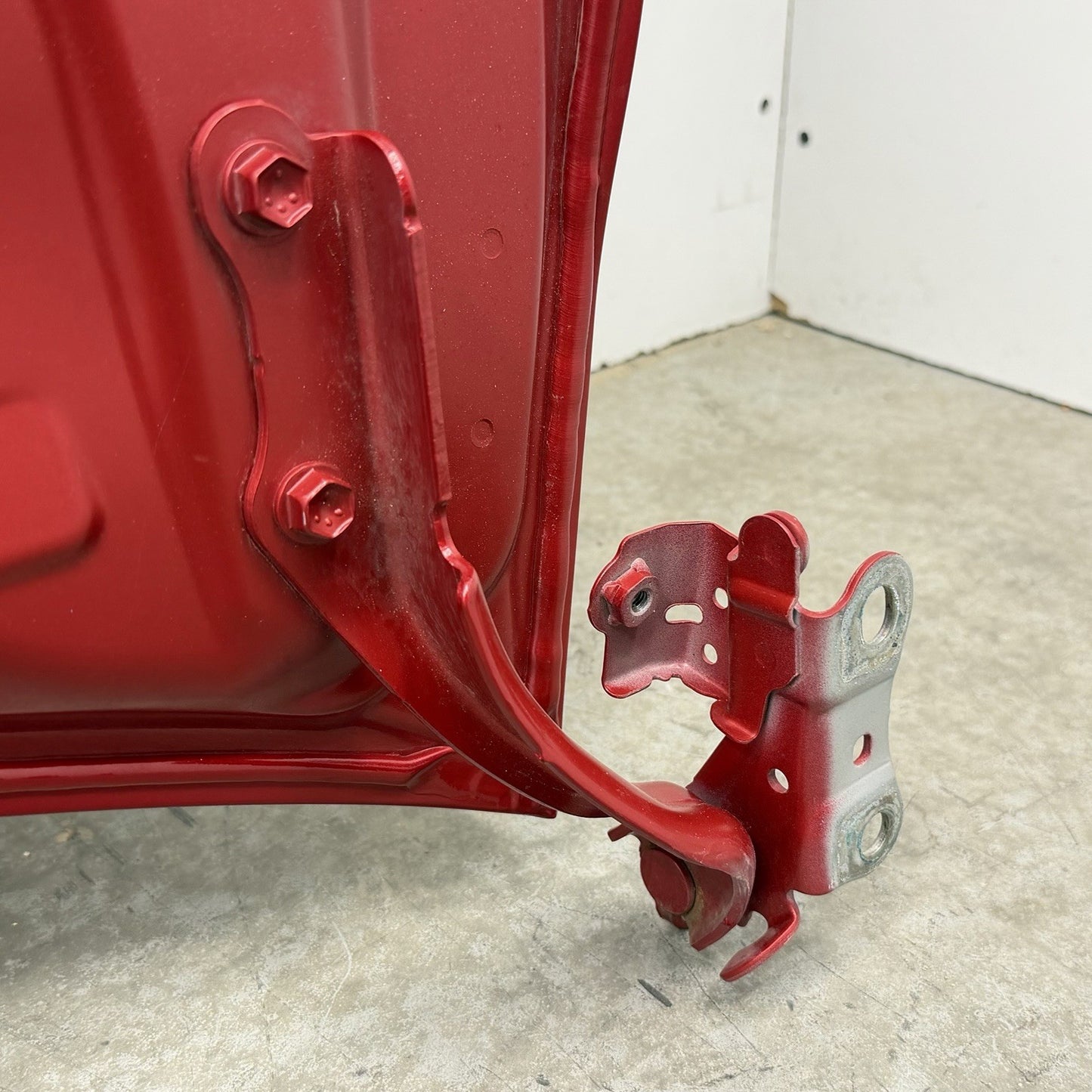 25-26 Toyota Camry Front Hood Panel Complete W/ Hinges Supersonic Red OEM