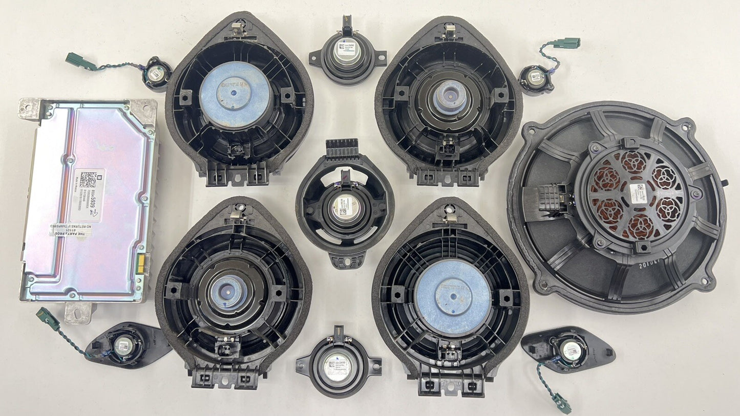 22-24 CADILLAC CT4 V BLACKWING SPEAKER TWEETER SET WITH AMPLIFIER AMP MODULE OEM