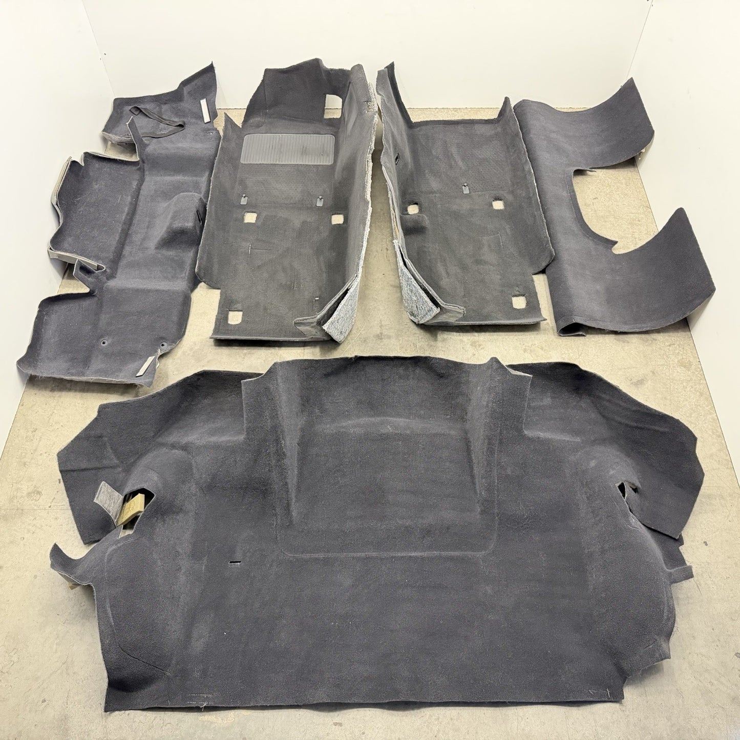 97-04 Chevrolet Corvette C5 Coupe Floor Body Interior Carpet Complete Set OEM