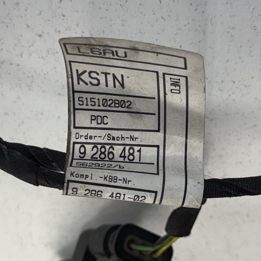 14-16 BMW M5 F10 Rear Bumper Wire Harness W/ Parking Sensors OEM