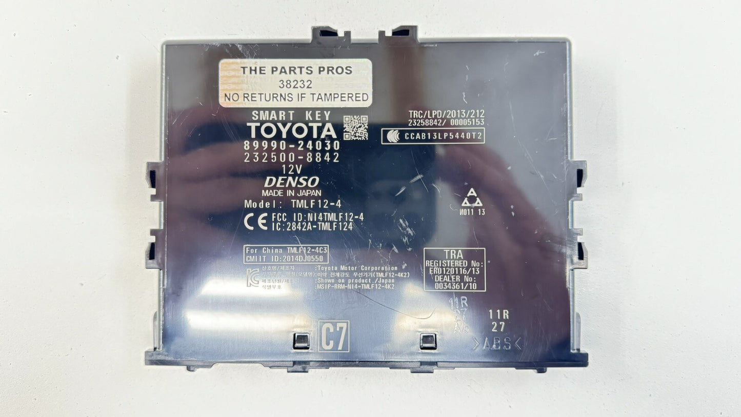15-16 LEXUS RC F KEYLESS ENTRY KEY SMART ANTI THEFT MODULE 89990-24030 OEM