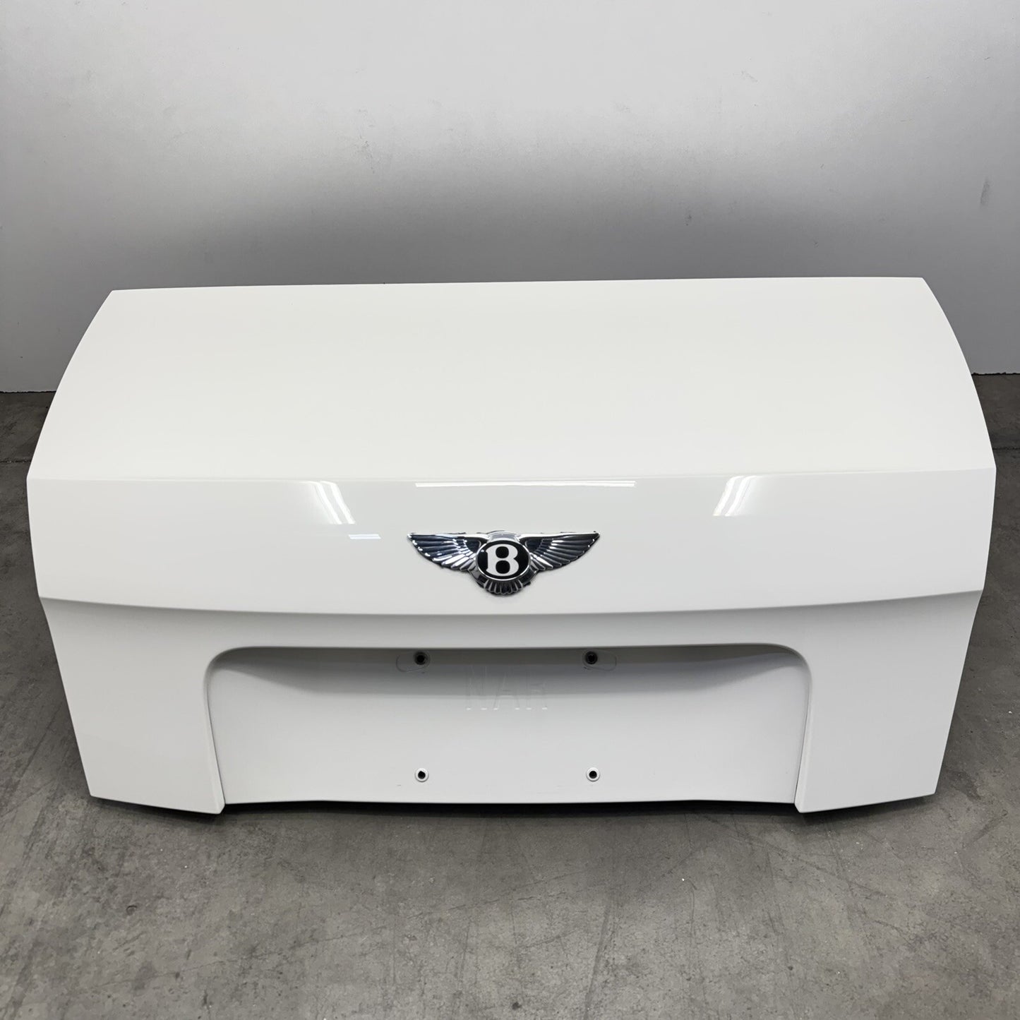 14-18 Bentley Flying Spur Trunk Lid Rear Deck Complete Glacier White OEM