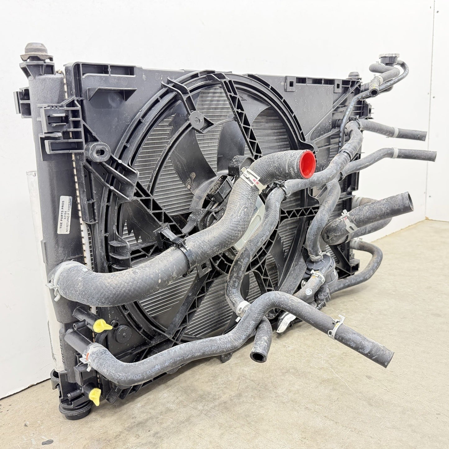 25-26 Toyota Camry Radiator Condenser Fan Assembly With Reinforcement Bar OEM