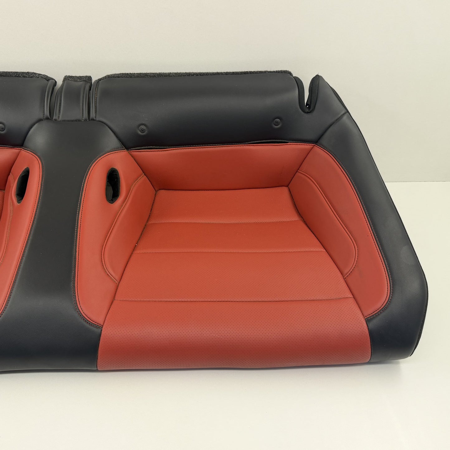 2015-2023 Ford Mustang GT Coupe Rear Seat Set Upper Lower Cushion Red Line OEM