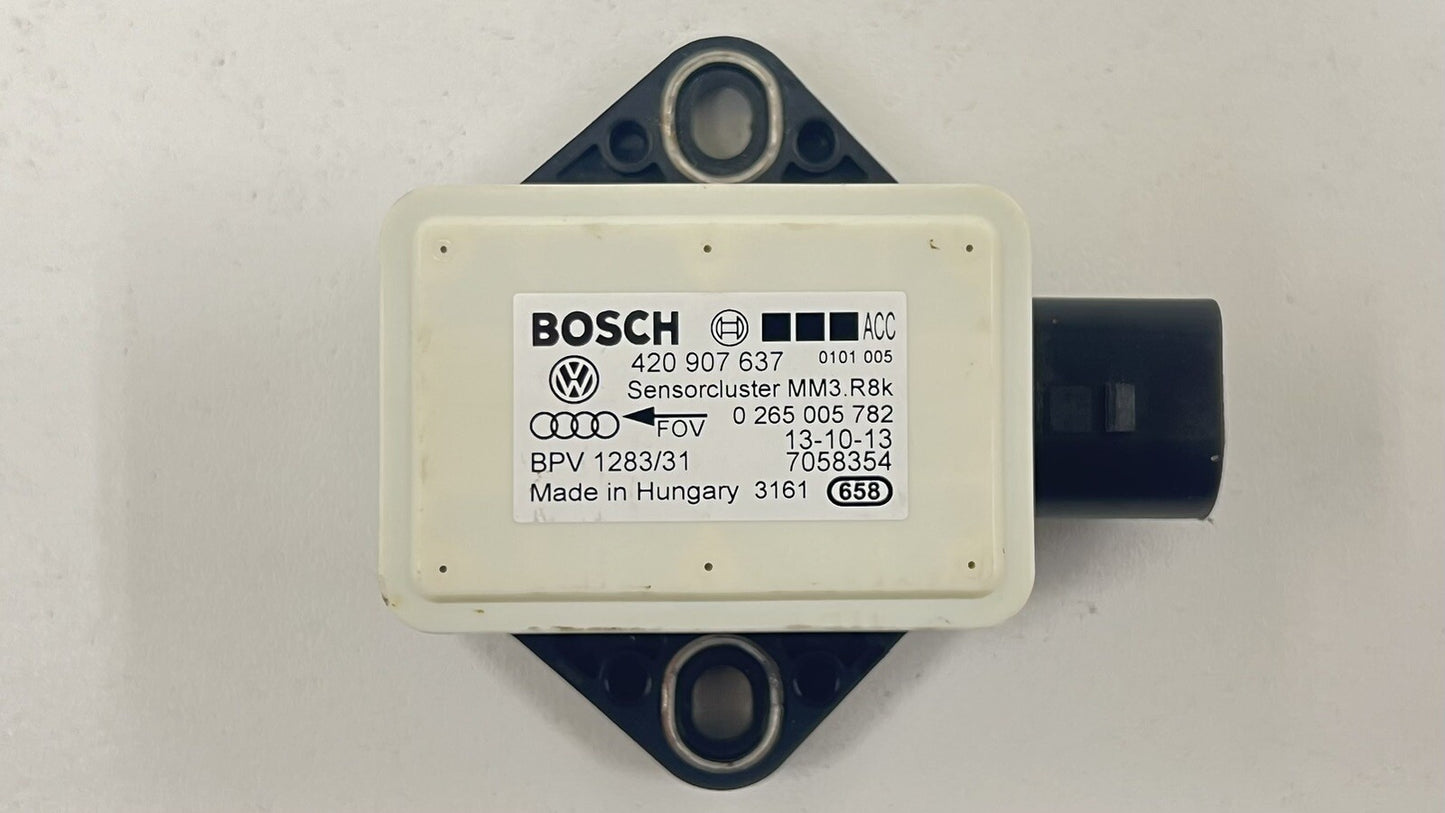 13-18 BENTLEY FLYING SPUR YAW RATE TURN SENSOR MODULE 420 907 637 OEM