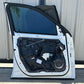 13-16 MERCEDES GL350 X166 DRIVER LEFT FRONT DOOR COMPLETE WITH GLASS WHITE OEM