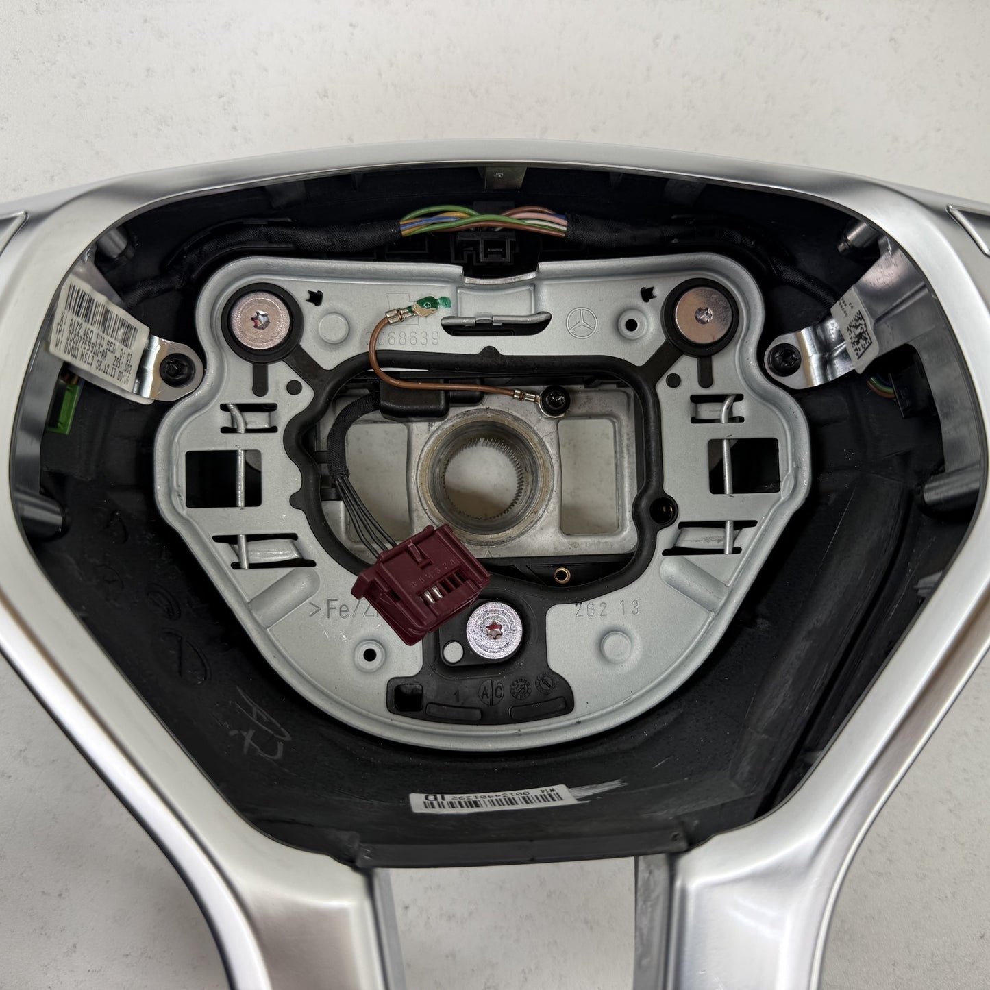 2012-2014 Mercedes-Benz C250 W204 Flat Bottom Sport Steering Wheel Black OEM