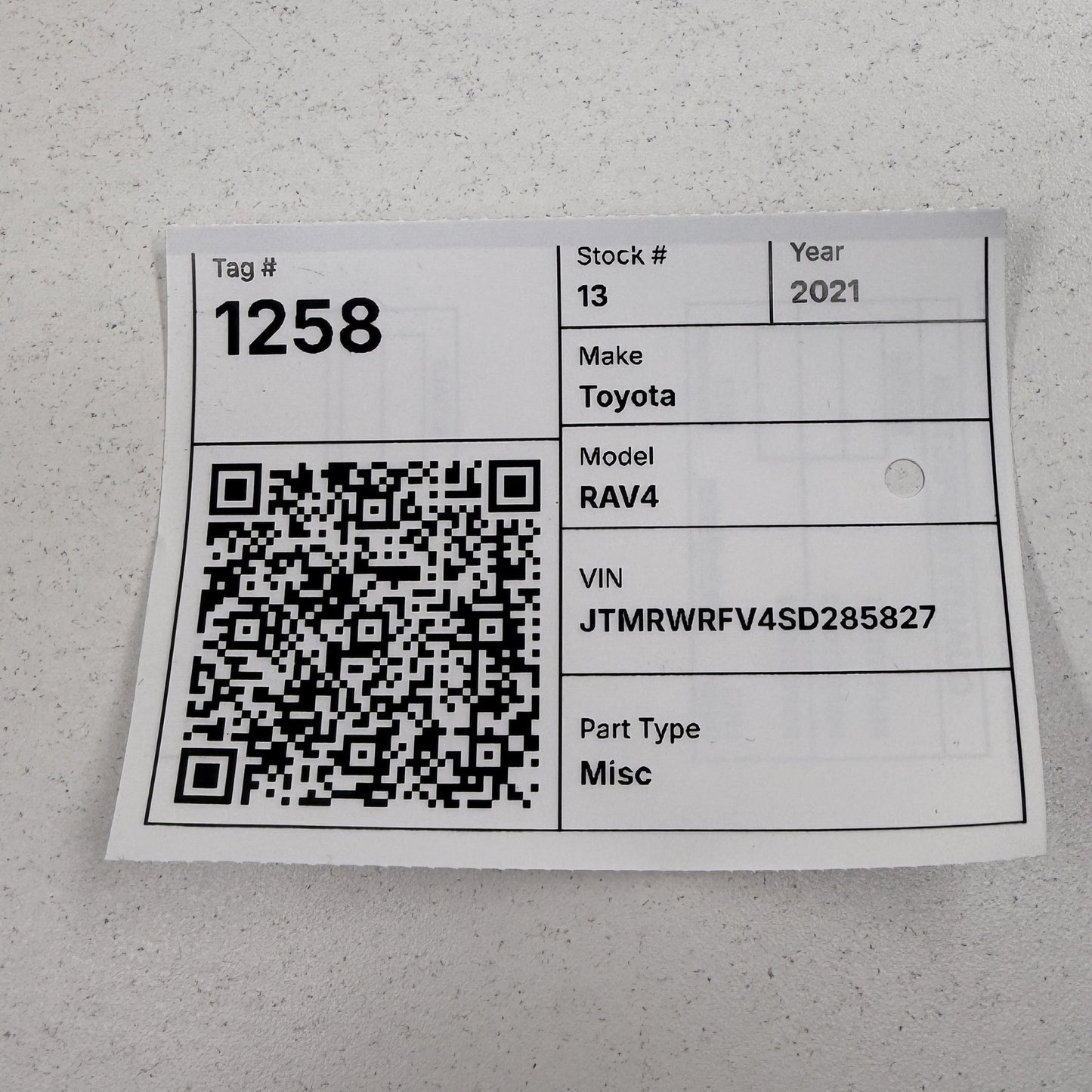 2019-2025 Toyota RAV4 Rear 2nd Second Row Seat Headrest Head Rest Set Cloth OEM