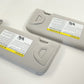 14-20 INFINITI Q50 LEFT RIGHT SUNVISOR SUN VISOR SHADE PAIR CLOTH BEIGE OEM