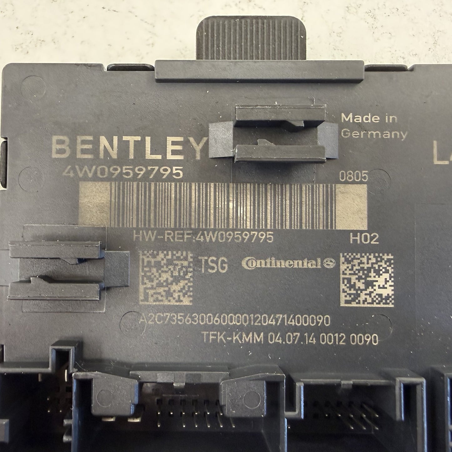 2014-2018 Bentley Flying Spur Driver Left Rear Door Control Module 4W0959795 OEM