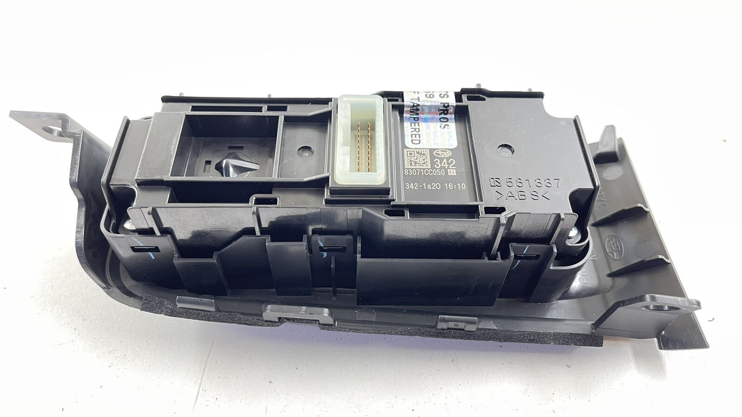 22-23 TOYOTA GR86 DRIVER LEFT FRONT MASTER WINDOW SWITCH 83071CC050 OEM