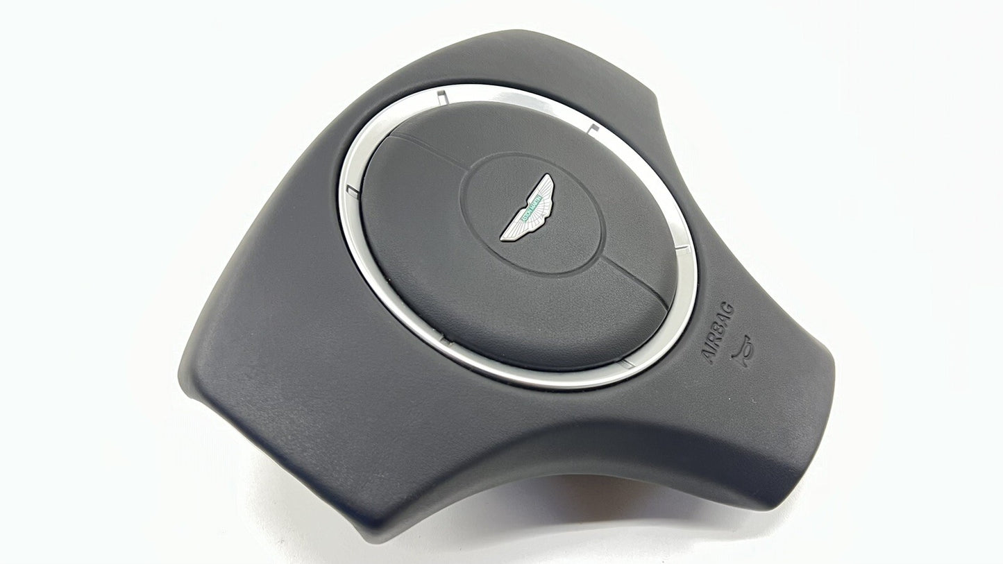 07-17 Aston Martin V8 V12 Vantage Driver Steering Wheel Airbag Air Bag Black OEM