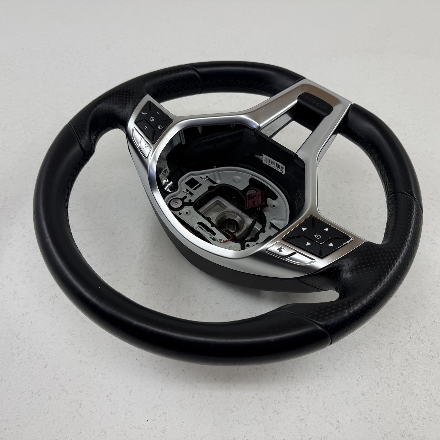 2012-2014 Mercedes-Benz C250 W204 Flat Bottom Sport Steering Wheel Black OEM