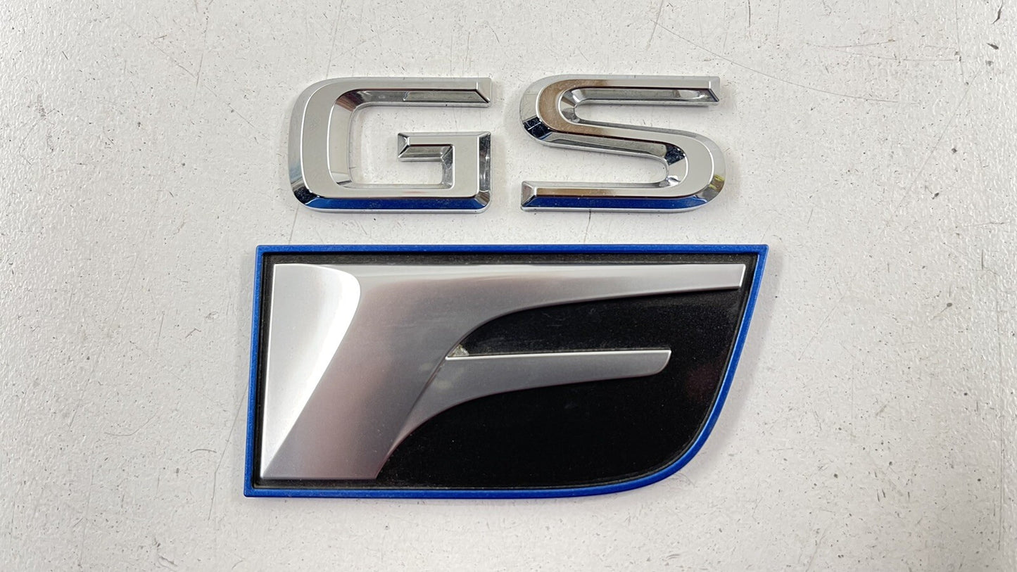 16-20 LEXUS GS F REAR TRUNK EMBLEM BADGE LOGO NAMEPLATE OEM