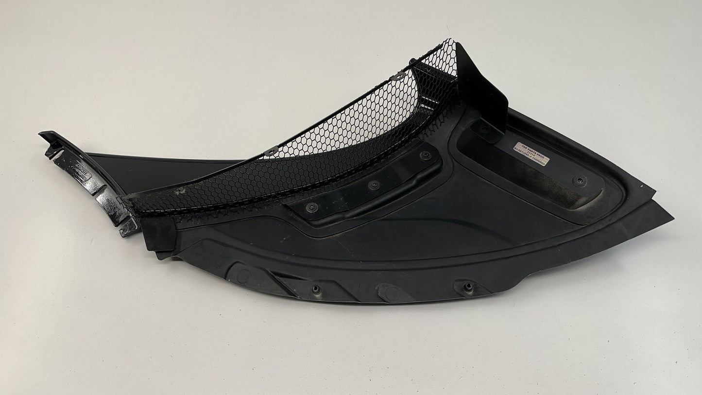 15-17 MCLAREN 650S SPIDER PASSENGER RIGHT REAR FENDER BLADE PANEL AIR VENT OEM