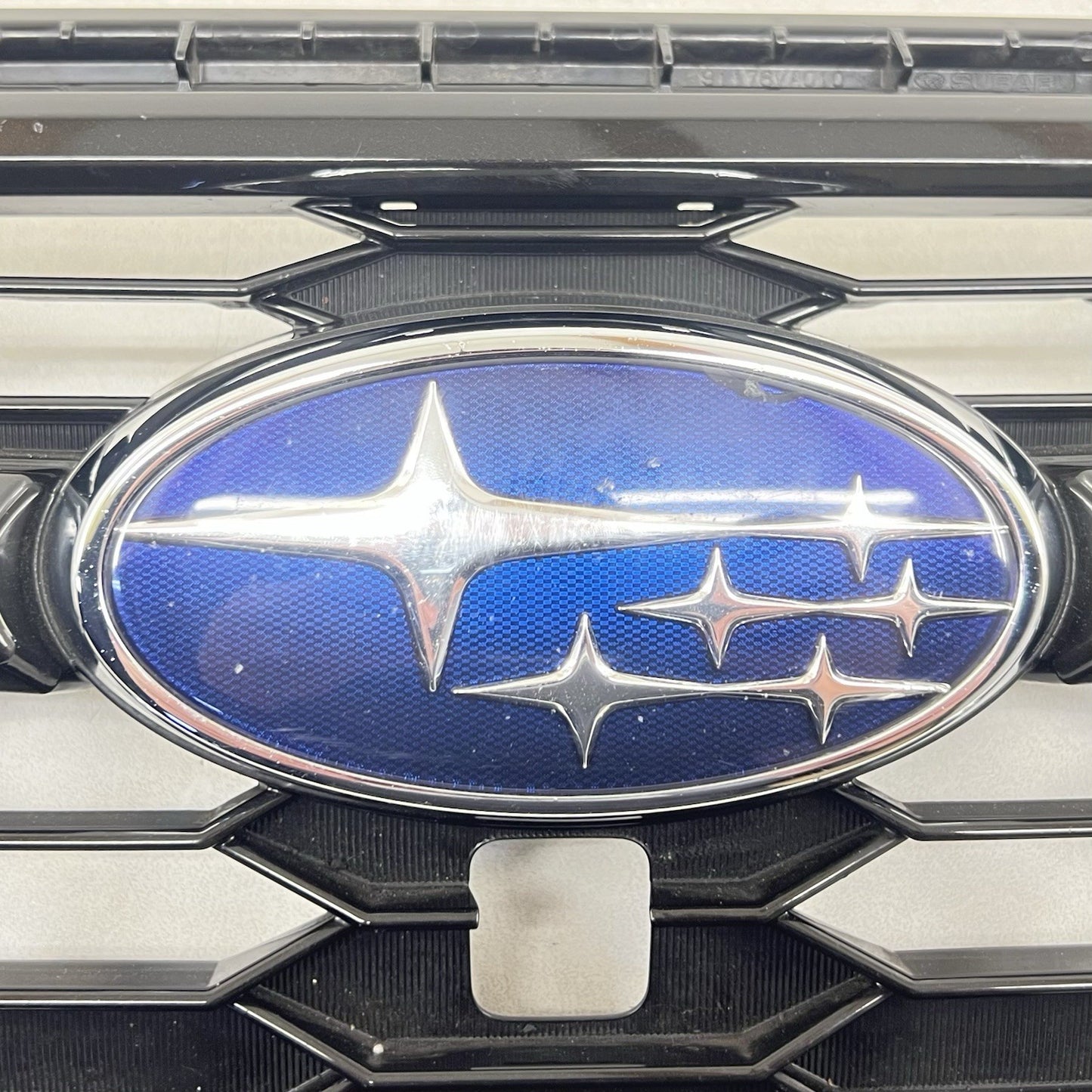 18-21 SUBARU WRX FRONT BUMPER UPPER GRILLE TRIM WITH EMBLEM 91121VA130 OEM