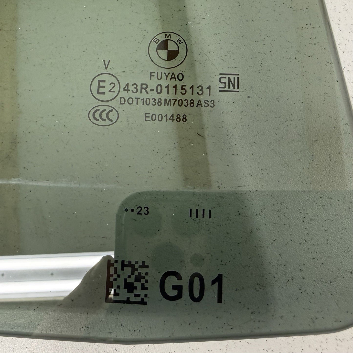 18-24 BMW G01 X3 Passenger Right Rear Door Glass Window OEM