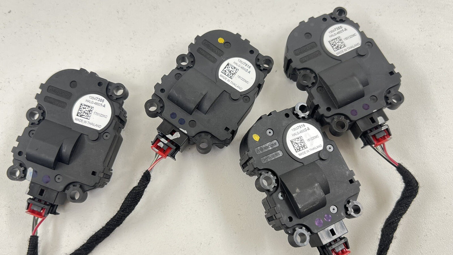 20-24 CADILLAC CT4 HVAC BOX HEATER AC FLAP MOTOR AIR MIX ACTUATOR SET OEM