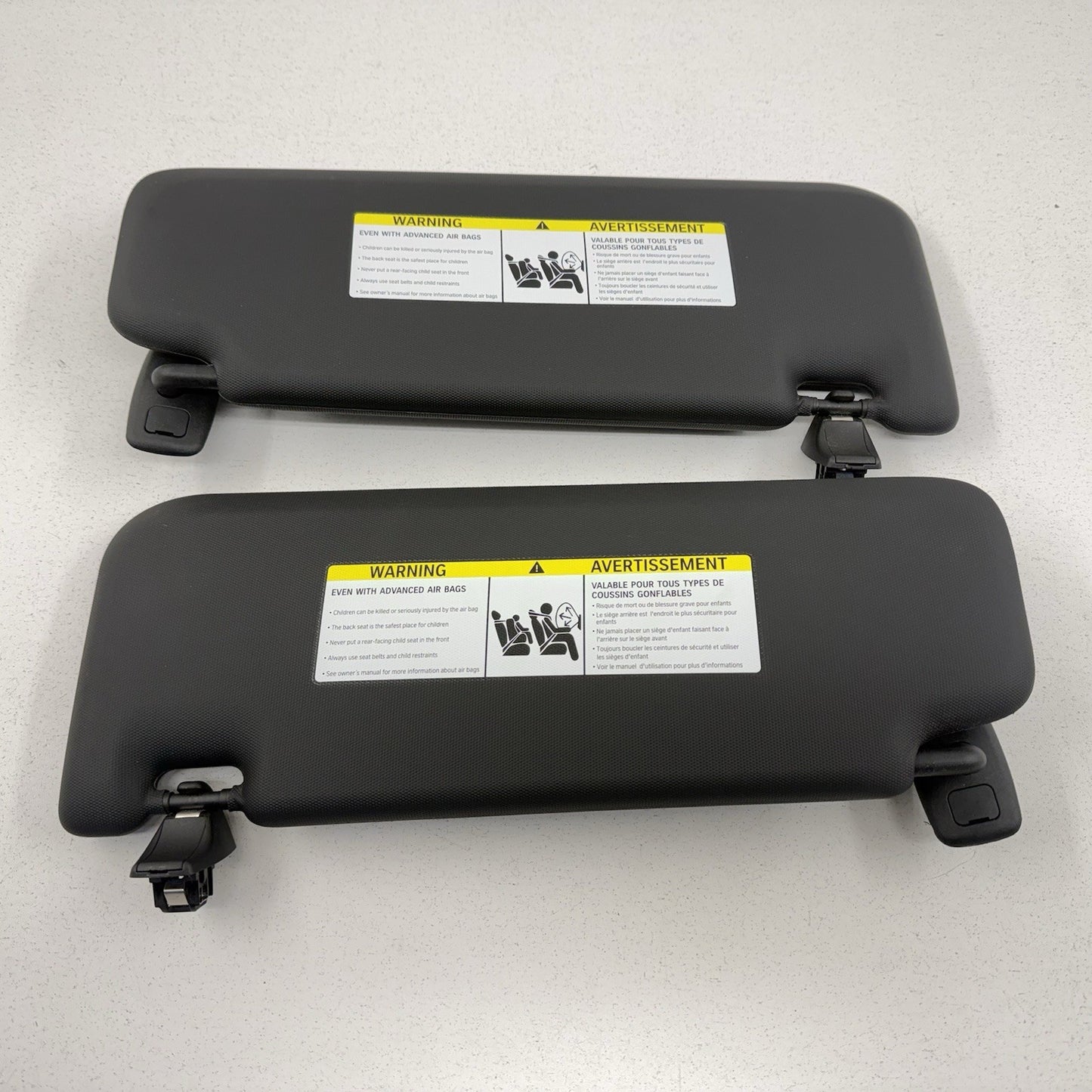18-24 BMW G01 G02 X3 X4 Sunvisor Sun Visor Shade Pair Left & Right Black OEM