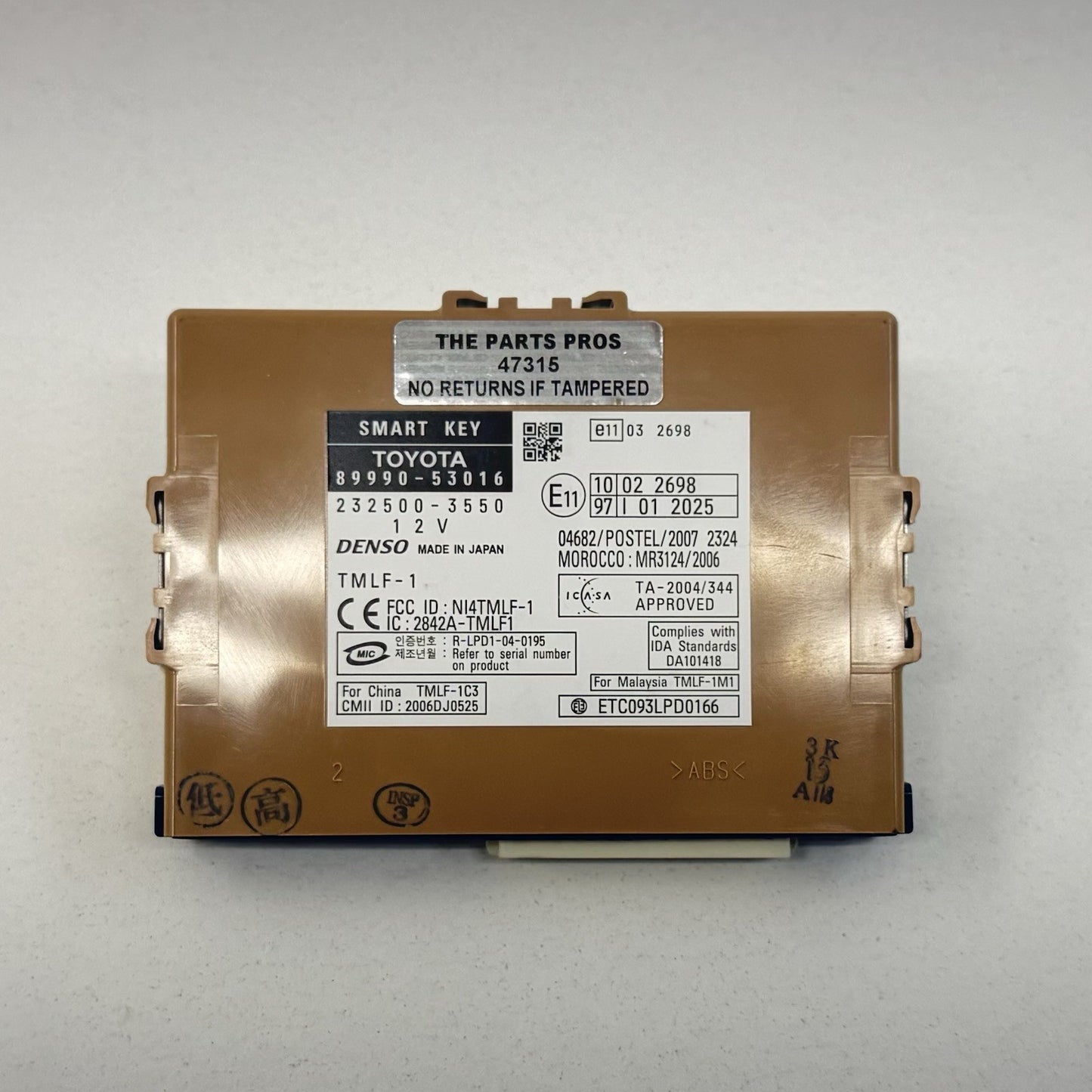 08-09 Lexus IS250 IS350 IS F Smart Keyless Key Less Entry Control Module OEM