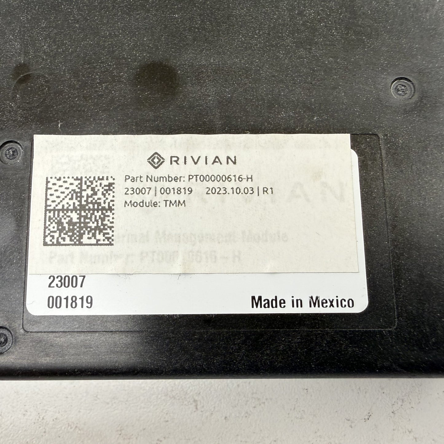2022-2024 Rivian R1S HVAC AC Amplifier Climate Control Module PT00000616-H OEM