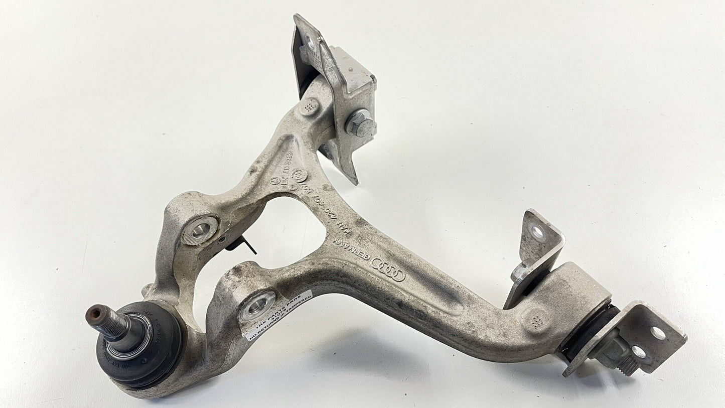 08-15 AUDI R8 SPYDER DRIVER LEFT FRONT UPPER CONTROL ARM 420 407 505 E OEM