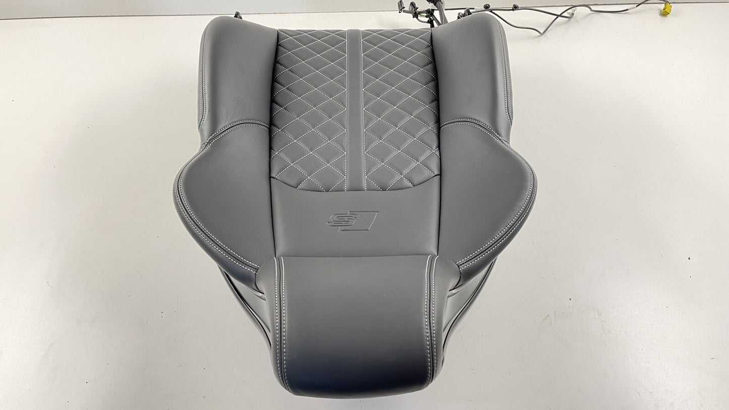 18-23 AUDI S5 PASSENGER RIGHT FRONT UPPER SEAT CUSHION COVER ASSEMBLY OEM