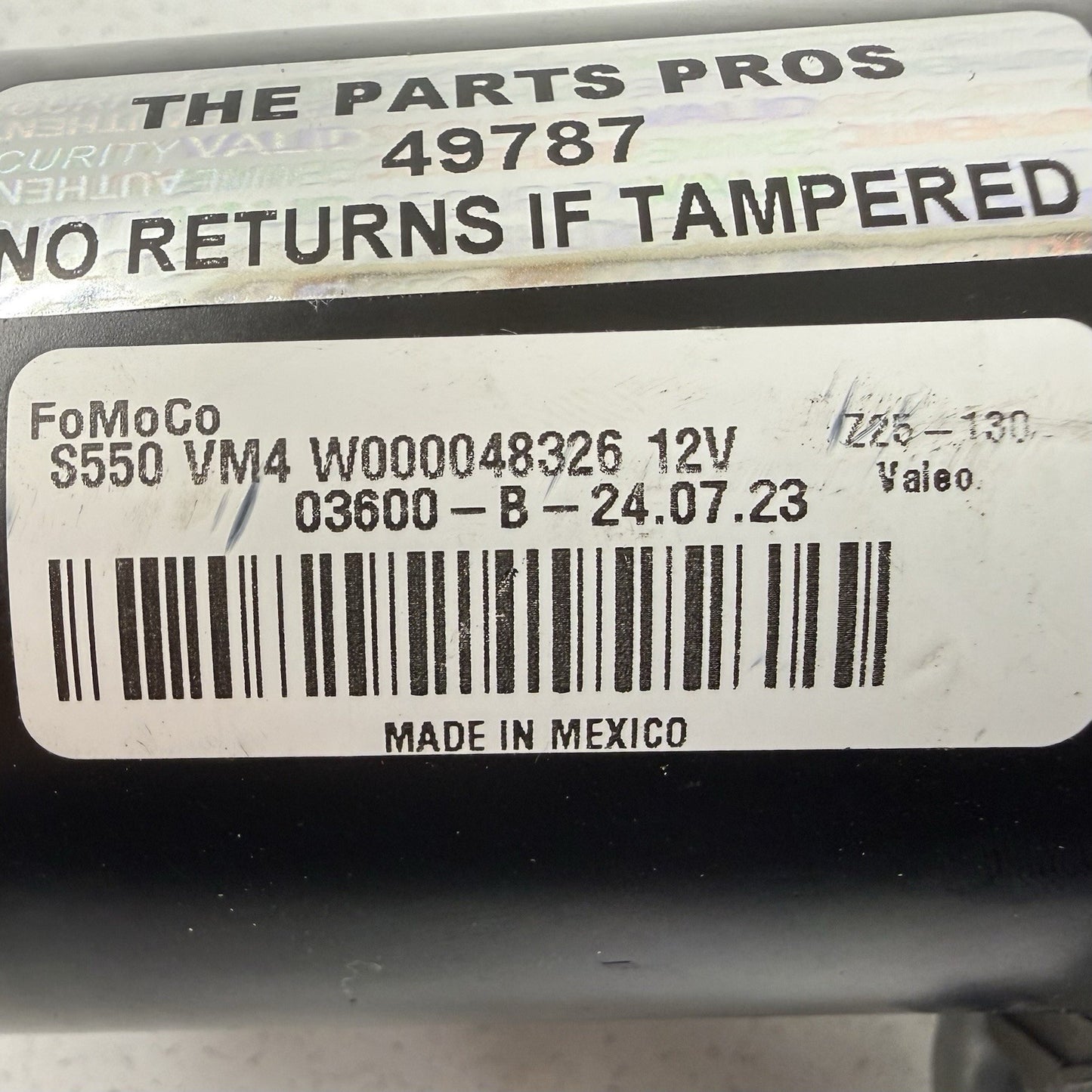 24-26 Ford Mustang Front Windshield Wiper Motor OEM