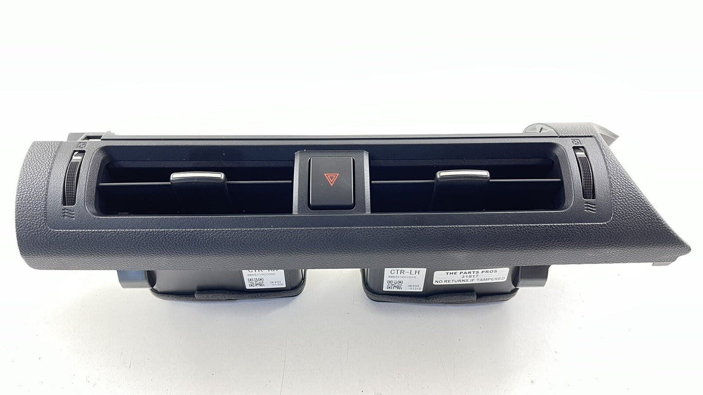 22-23 SUBARU BRZ CENTER DASH AIR VENT GRILLE GRILL HAZARD SWITCH OEM