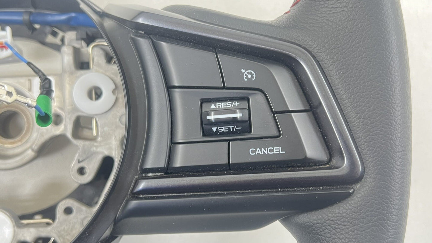 22-26 Subaru WRX Driver Steering Wheel Leather Black OEM