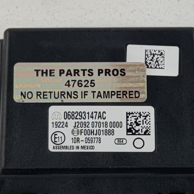 14-24 Maserati Ghibli Network Gateway Control Module 068293147AC OEM