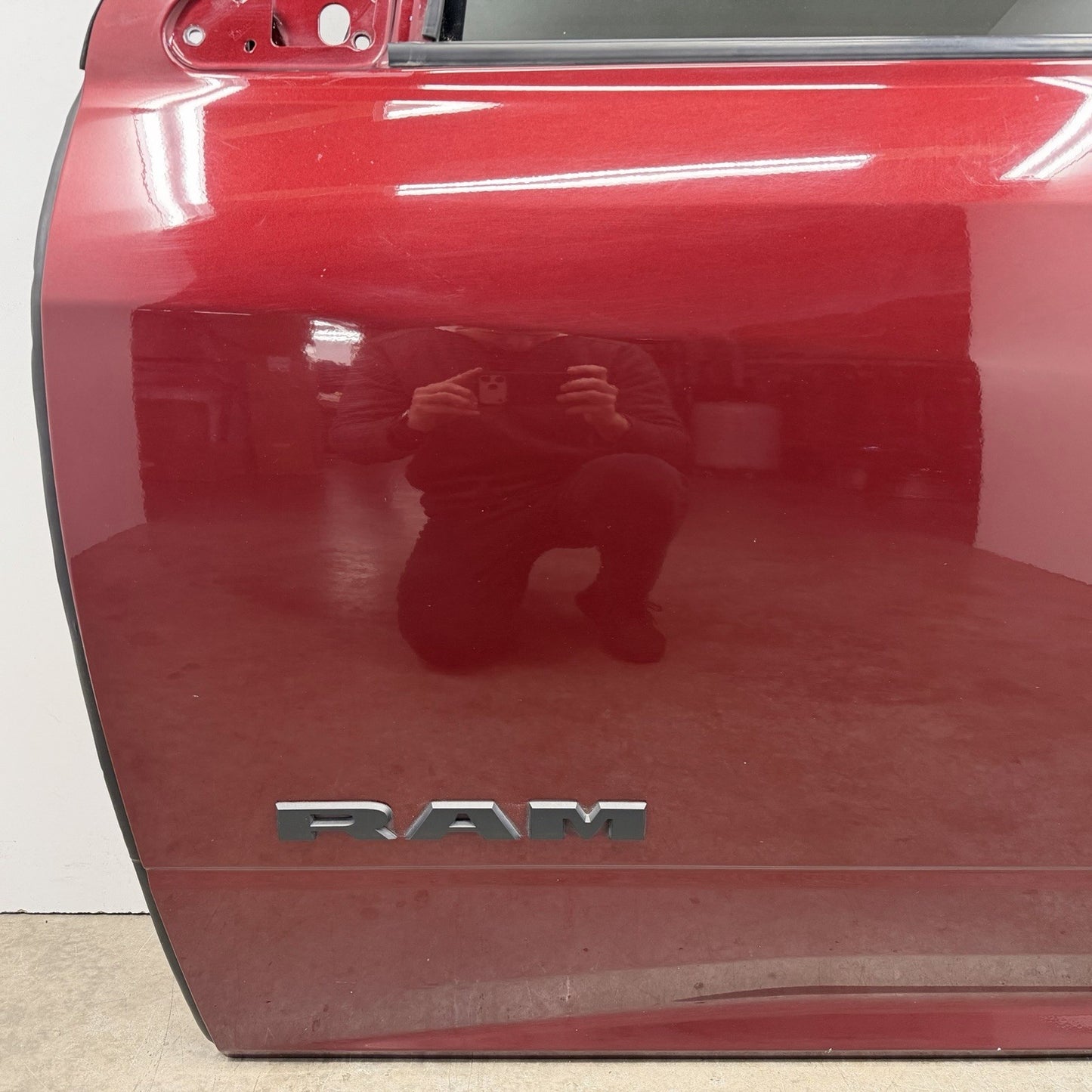 19-22 Ram 2500 3500 Crew Cab Left Front Door Shell Complete Acoustic Glass OEM
