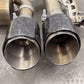 BMW M3 M4 G80 G82 Yonristic Vanta Edition Valved Catback Exhaust Carbon Tips