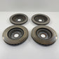 2022-2024 Rivian R1S R1T Quad Motor Yellow Brembo Brake Caliper Rotor Set OEM