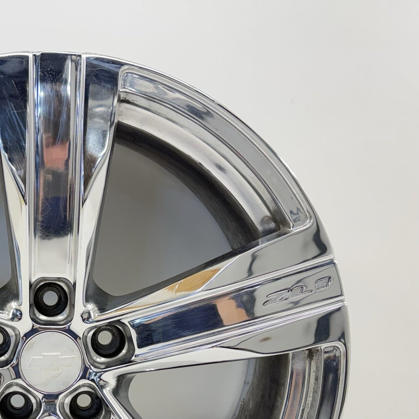 12-15 Chevrolet Camaro ZL1 Front Wheel Rim 20" 20x8.5 Polished Factory OEM
