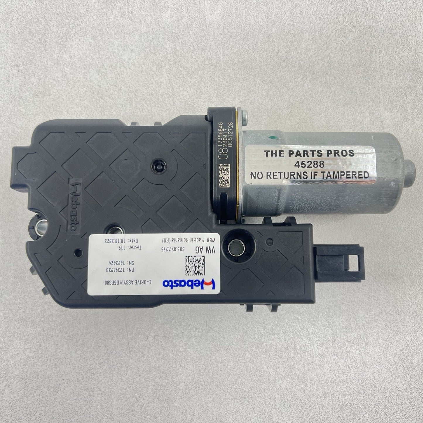 17-24 AUDI A4 S4 A5 S5 SUNROOF SUN ROOF MOTOR 3G5 877 795 OEM