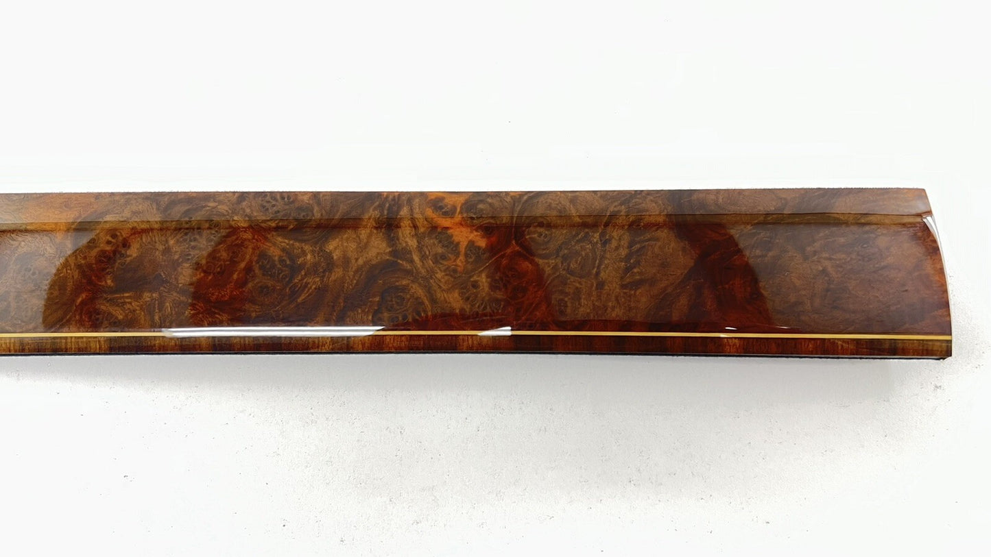 13-18 BENTLEY FLYING SPUR DRIVER LEFT REAR DOOR PANEL UPPER WOOD GRAIN TRIM OEM