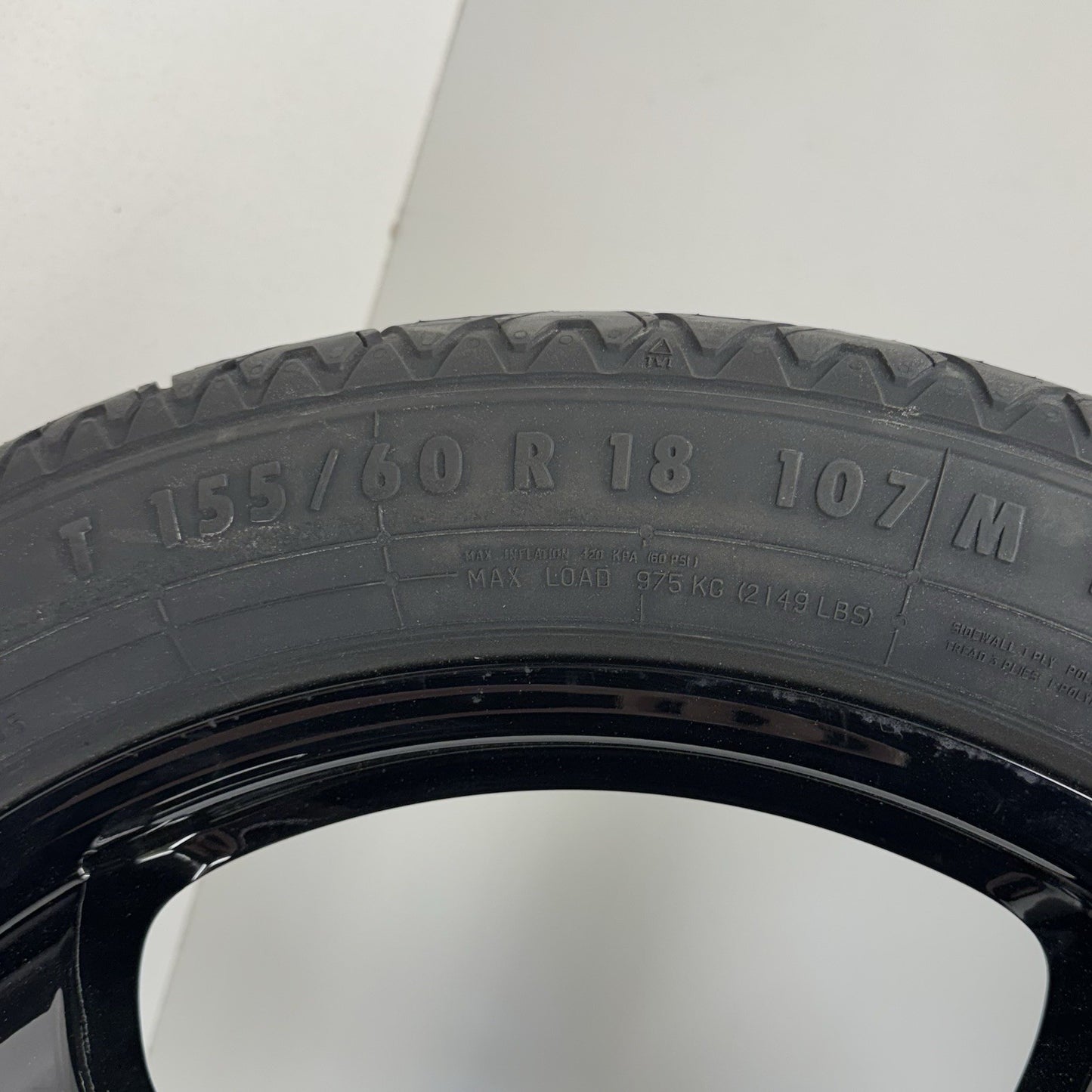 10-18 Mercedes W212 W218 CLS550 E550 Emergency Spare Tire Wheel Rim 18" OEM