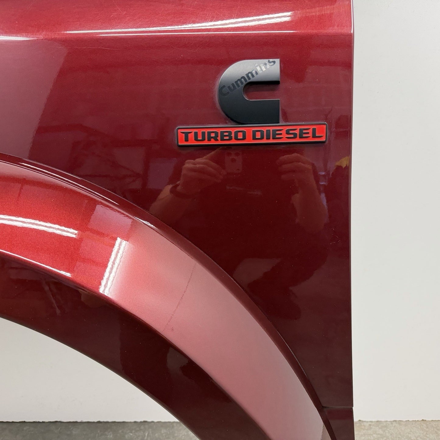 19-24 Ram 4500 5500 Driver Left Front Fender Panel W/ Flare Velvet Red OEM