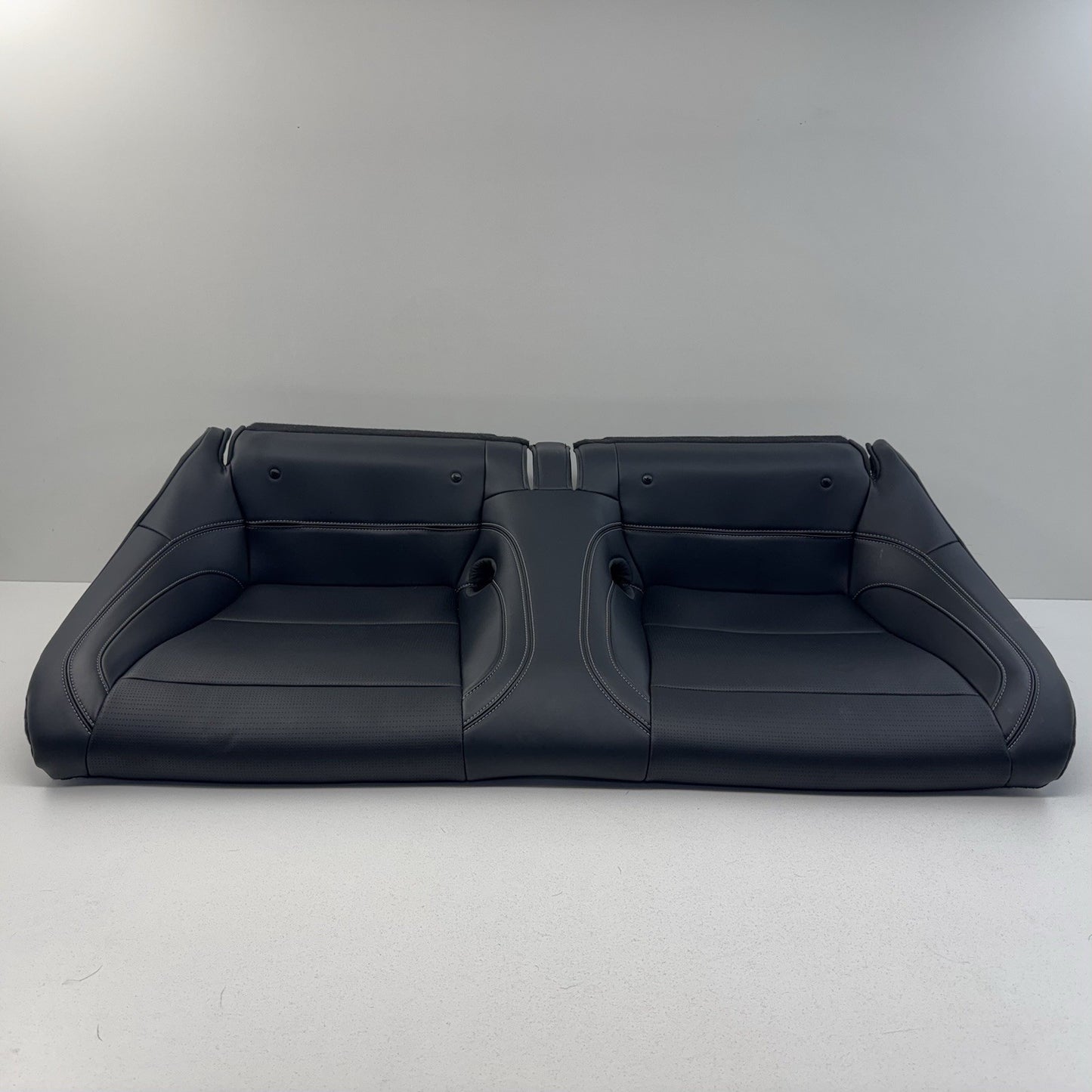 24-26 Ford Mustang Premium Rear Seat Set Upper & Lower Cushion Leather Black OEM
