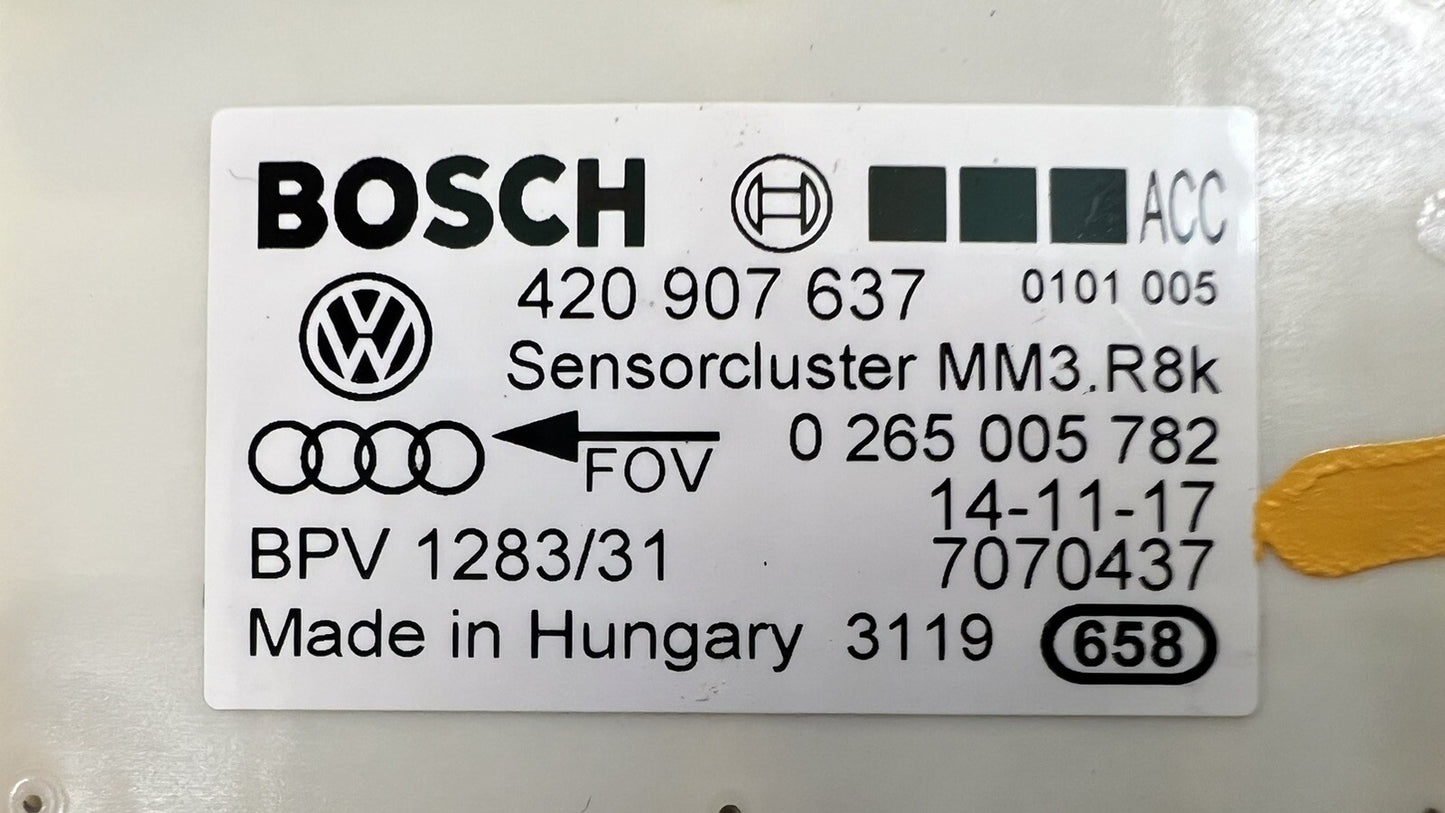 13-18 BENTLEY FLYING SPUR YAW RATE TURN SENSOR MODULE 420 907 637 OEM
