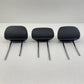 08-14 Mercedes W204 C250 Sedan Rear Seat Headrest Head Rest Set Black OEM