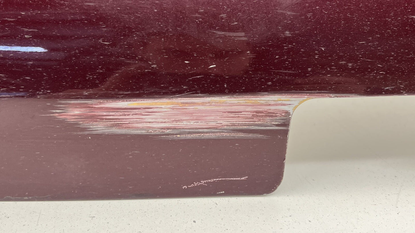 07-09 ASTON MARTIN VANTAGE RIGHT SIDE SKIRT ROCKER PANEL COVER MERLOT RED OEM