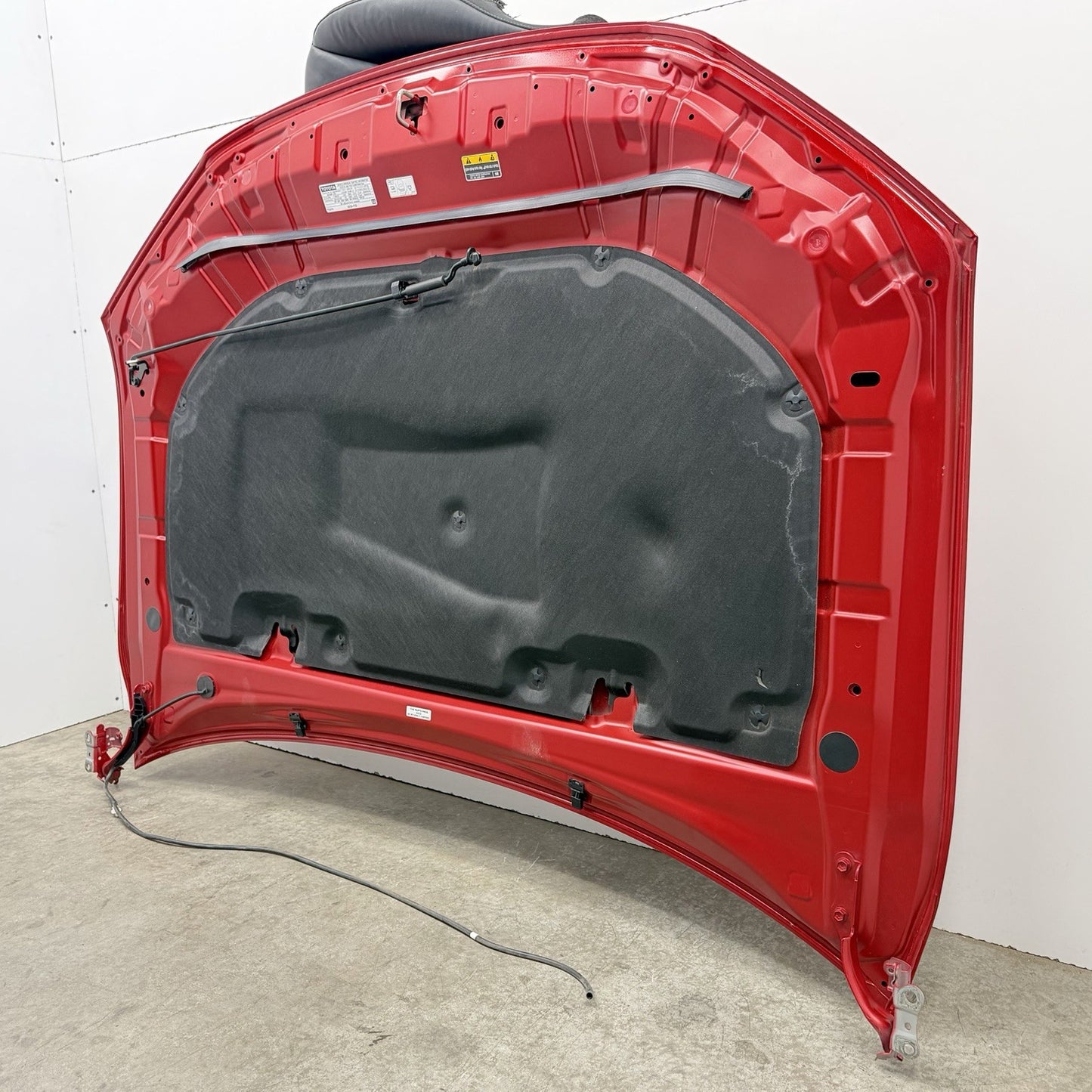 25-26 Toyota Camry Front Hood Panel Complete W/ Hinges Supersonic Red OEM