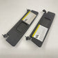 08-15 Audi TT Convertible Sunvisor Sun Visor Shade Pair Left & Right Black OEM