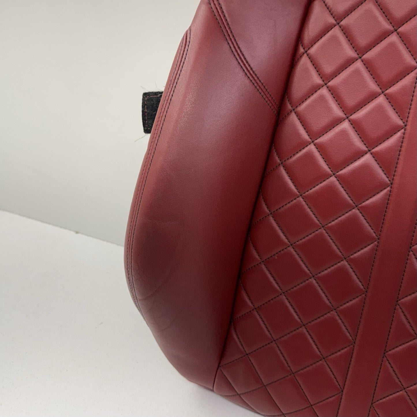 18-24 Audi S4 S5 Passenger Right Front Sport Seat Upper Cushion Magma Red OEM